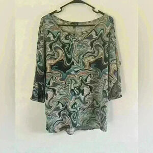 NwT Olivia Blu knit top size 1X